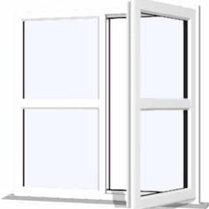 White uPVC Window - Design 3