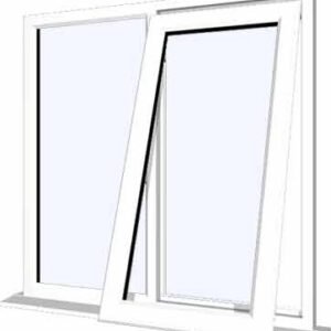 White uPVC Window - Design 87