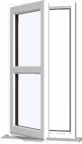 White uPVC Window - Design 2