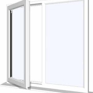 White uPVC Window - Design 86