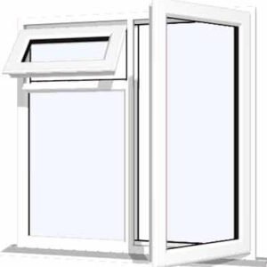 White uPVC Window - Design 83