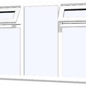 White uPVC Window - Design 72