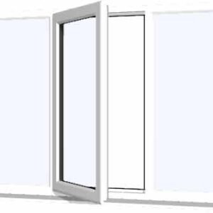 White uPVC Window - Design 71