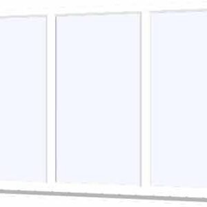 White uPVC Window - Design 68