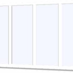 White uPVC Window - Design 66