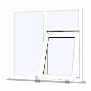 White uPVC Window - Design 62