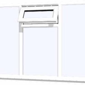 White uPVC Window - Design 61