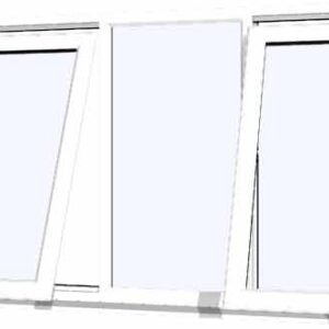 White uPVC Window - Design 52