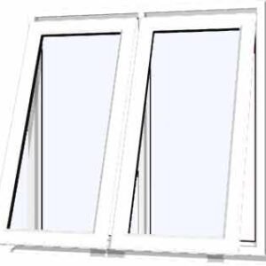 White uPVC Window - Design 51