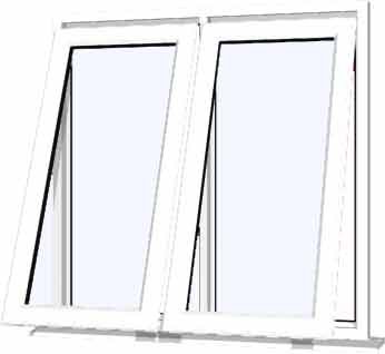 White uPVC Window - Design 51