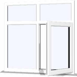 White uPVC Window - Design 29