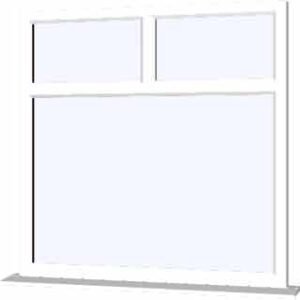 White uPVC Window - Design 27