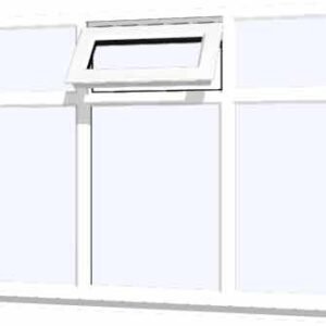White uPVC Window - Design 26