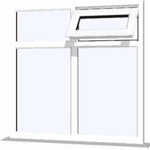White uPVC Window - Design 23