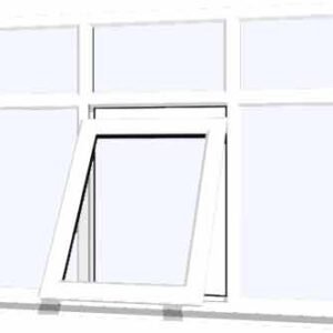 White uPVC Window - Design 21