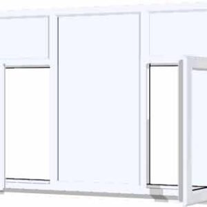 White uPVC Window - Design 17