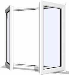 White uPVC Window - Design 90