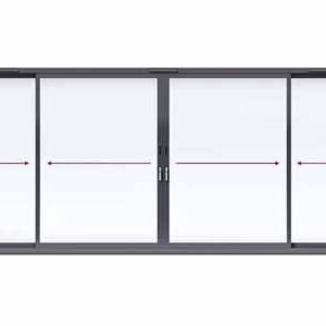 Aluminium 4-Panel Sliding Patio Door – All Sliding