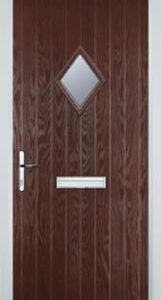Darkwood Diamond Composite Front Door