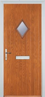 Oak Diamond Composite Front Door