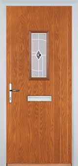 Oak 1 Square Murano Composite Front Door