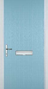 Duck Egg Blue Cottage Composite Front Door
