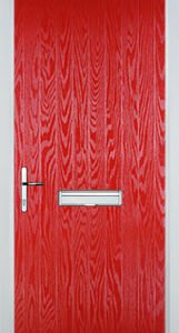 Poppy Red Cottage Composite Front Door