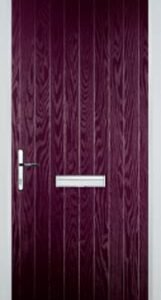 Purple Violet Cottage Composite Front Door