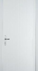 White Cottage Composite Back Door